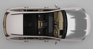 Mercedes Benz Estate 'in 3D görüntüsü