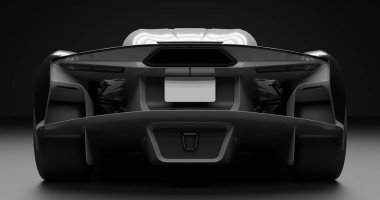 Zenvo Aurora 'nın 3 boyutlu tasviri 2026 sayılı kavram izole edilmiş arka plan