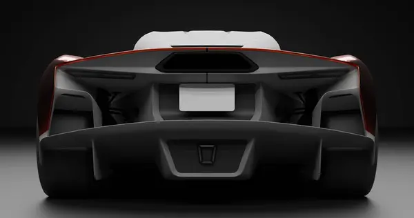 Zenvo Aurora 'nın 3 boyutlu tasviri 2026 sayılı kavram izole edilmiş arka plan