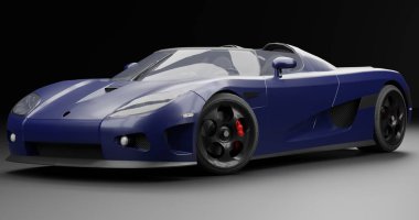 Koenigsegg CCX Cabriolet 'in 3B canlandırması