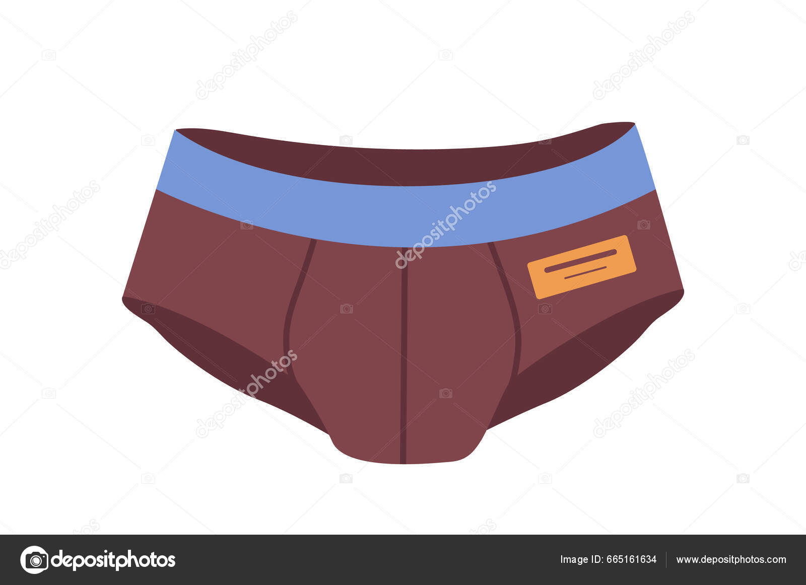 Troncos Masculinos Clasicos Ropa Interior Modelo Moda Bragas Calzoncillos Aislados Vector de stock 665161634 de zuperia