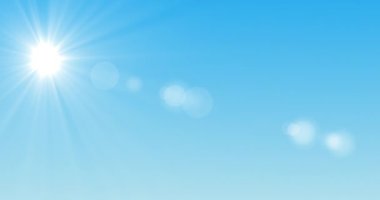 Sunset in clear sky timelapse