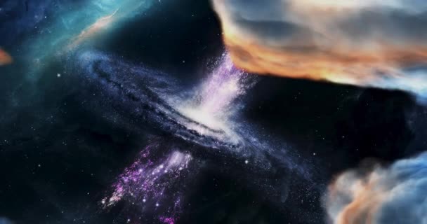 Deep Space Supernova Explosion Deep Space — Stok Video