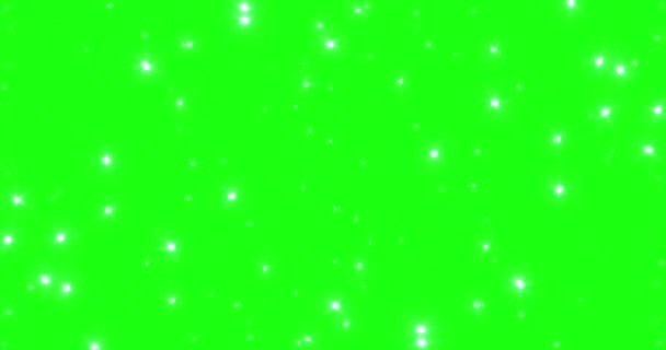 Яскраві Спалахи Світла Ізольовані Хромосі Безшовна Петля Розрядна Глибина — стокове відео