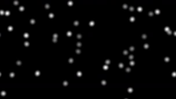 空气中或水下的大尘埃颗粒 运动动态粒子 无缝循环 — 图库视频影像