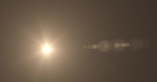 Słońce Poza Ziemską Atmosferą Jasne Słońce Porusza Się Przestrzeni Kosmicznej — Wideo stockowe