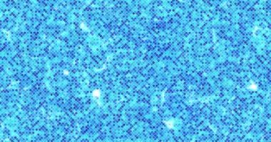 Su geçirmez havuzlu yüzme havuzu. Kusursuz döngülü su yüzeyi ve arka planda mavi mozaik fayanslar, hava manzarası