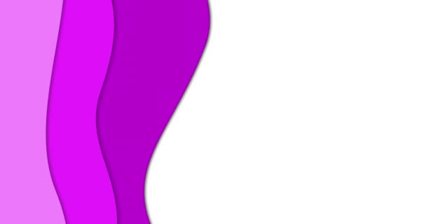 紫色条纹动画波 动态紫丁香色线条占位符 用空白复制空间无缝循环动画 — 图库视频影像