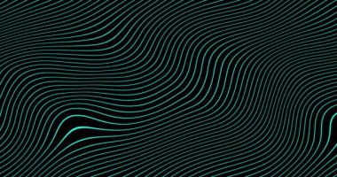 Yeşil dalgalar, kusursuz döngü animasyonu. Renk çizgileri arkaplanı değiştiriyor