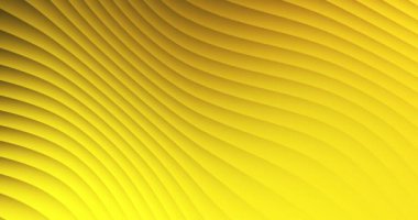 Sarı renk dalgaları. Işıklı ve gölgeli gradyan çizgiler, kusursuz döngü arkaplanı