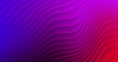 Mor eğimli dalgalar, kusursuz döngülü animasyon. Kırmızıdan maviye pürüzsüz geçiş yapan dinamik gradyan çizgiler