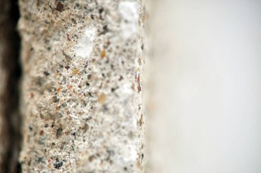 Bir binanın dış duvarının gri bir parçası, bir binanın dış duvarının gri bir parçası..