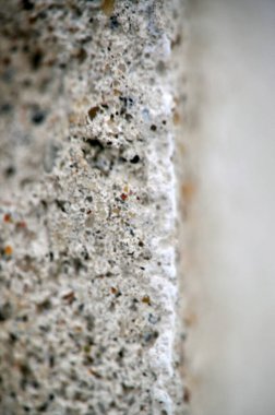 Bir binanın dış duvarının gri bir parçası, bir binanın dış duvarının gri bir parçası..