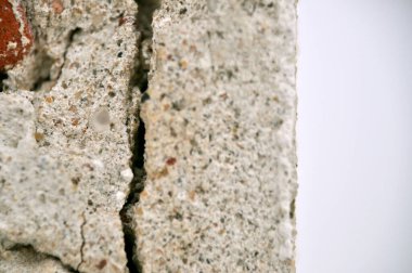 Bir binanın dış duvarının gri bir parçası, bir binanın dış duvarının gri bir parçası..