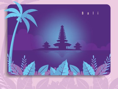 Translation : Happy Nyepi Day. Happy Bali's Day of Silence and Hindu New Year Vector Illustration, Nyepi Day and Hari Raya Saka, Hindu Ceremony clipart