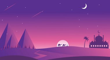 Ramazan Kareem ve Ramazan Mübarek Geçmiş Vektör İllüstrasyonu, Bulan Ramadhan, Mutlu Oruç ve Havan Partisi, Selamat Hari Raya Idul Fitri veya Aidil Fitri, Selamat Lebaran dan Puasa, Al Fitr Posteri