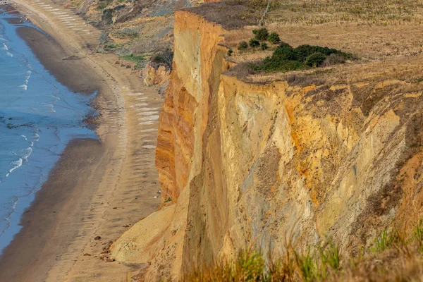 Uitzicht Culver Cliff Het Eiland Wight Een Zomerse Dag — Stockfoto