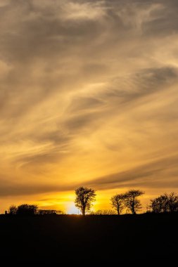 Güney 'de güzel bir günbatımı