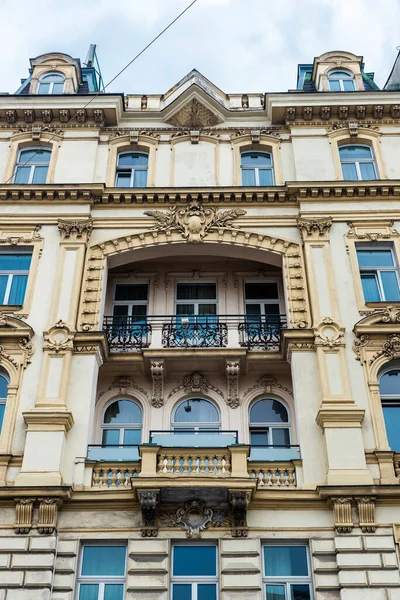 Wien Österrike Oktober 2022 Fasaden Kronen Eller Drei Kronen Hotel — Stockfoto