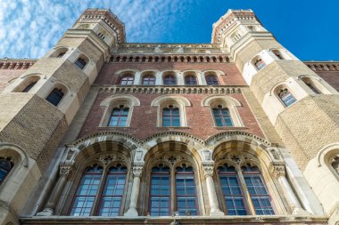 Facade of the Museum of Military History in Vienna, Austria 