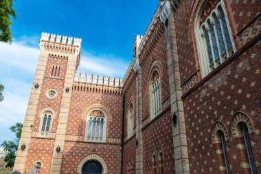 Facade of the Museum of Military History in Vienna, Austria 