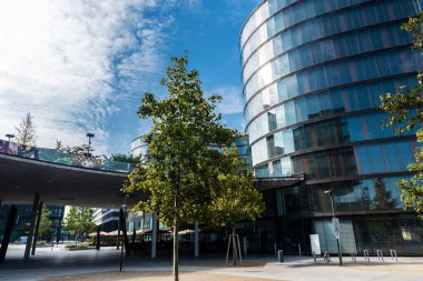 Vienna, Austria - October 16, 2022: Headquarters of the Erste Group Bank AG in Quartier Belvedere, Vienna, Austria