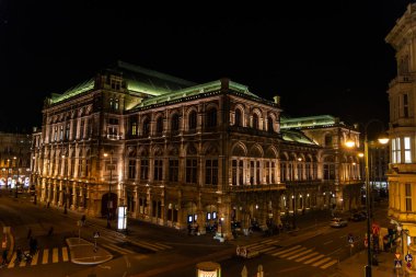 Viyana, Avusturya - 16 Ekim 2022: Innere Stadt, Viyana, Avusturya 