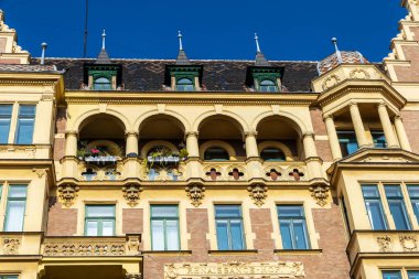 Viyana, Avusturya - 17 Ekim 2022: Wienzeile, Innere Stadt; Viyana, Avusturya