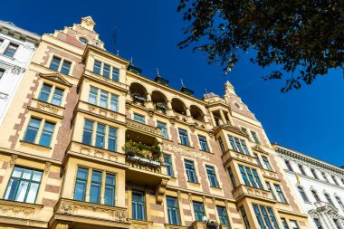 Viyana, Avusturya - 17 Ekim 2022: Wienzeile, Innere Stadt; Viyana, Avusturya