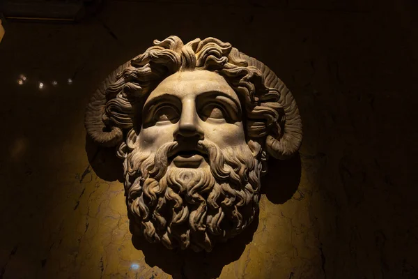 Відень Австрія Жовтня 2022 Римська Статуя Людини Бородою Музею Мистецтв — стокове фото