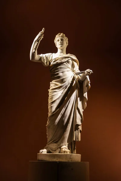 Вена Австрия Октября 2022 Года Римская Статуя Молодого Человека Музея — стоковое фото