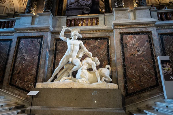 Wien Österrike Oktober 2022 Romerska Statyn Theseus Defeats Centaur Kunsthistorisches — Stockfoto
