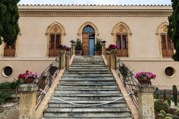 Facciata Della Villa Aurea Nella Valle Dei Templi Agrigento Sicilia — Foto Stock