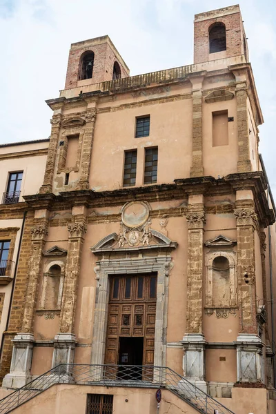 Fasad Kyrkan San Giuseppe Den Gamla Staden Agrigento Sicilien Italien — Stockfoto