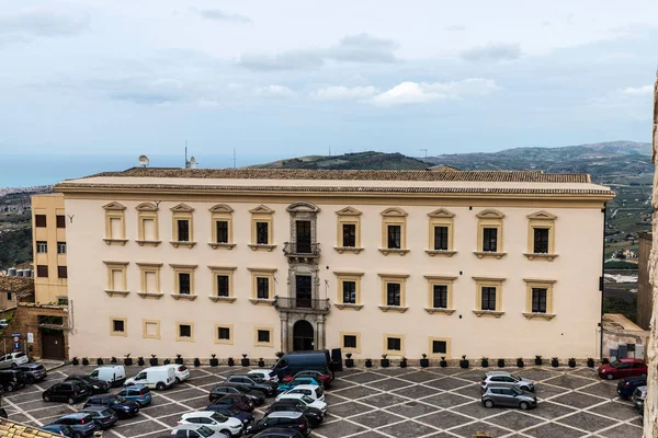 Agrigento Italien Maj 2023 Förhöjd Över Fasaden Den Gamla Klassiska — Stockfoto