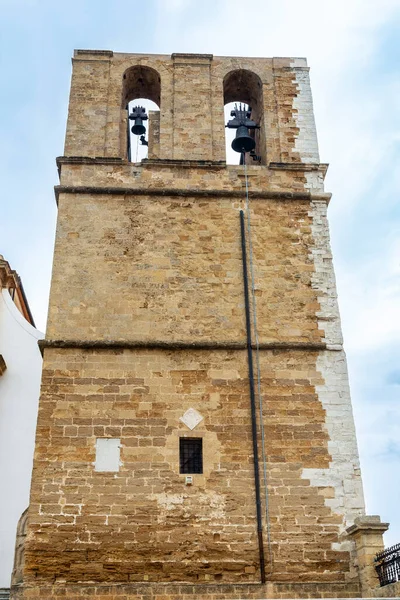 Klocktorn Katedralen Saint Gerland Eller San Gerlando Den Gamla Staden — Stockfoto