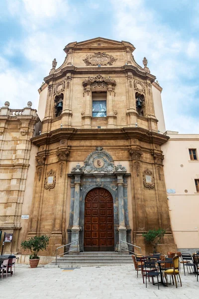 Porta Garibaldi Puerta Antigua Casco Antiguo Marsala Sicilia Italia — Foto de Stock