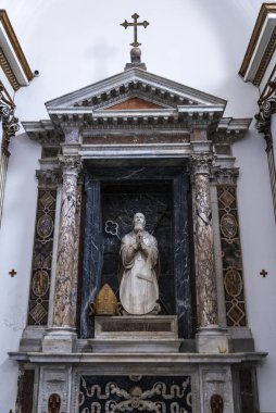 Monreale Katedrali Kilisesi veya eski Monreale, Palermo, Sicilya, İtalya 'daki Santa Maria Nuova Kilisesi.