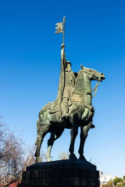 Stock image View of the Statue of Vimara Peres in Porto or Oporto, Portugal