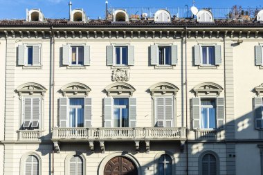 Torin veya Torino, Piedmont, İtalya 'daki klasik konut binası