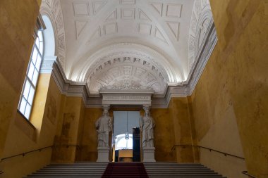 Münih, Almanya - 5 Nisan 2025: Münih, Bavyera, Almanya 'daki Residenz Müzesi veya Residence Müzesi