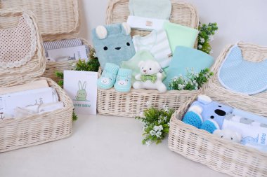 Arka plan olarak sevimli bebek engelleri