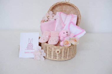 Arka plan olarak sevimli bebek engelleri