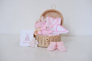 Arka plan olarak sevimli bebek engelleri