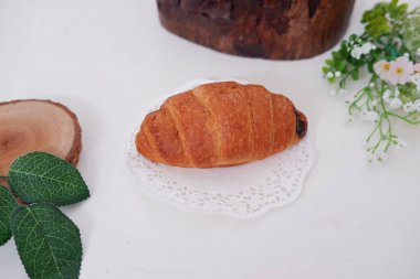 delicious brown bread as a background