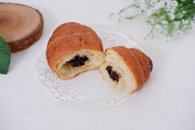 delicious brown bread as a background