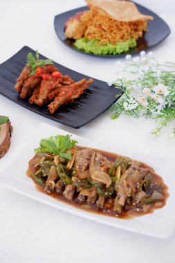 delicious spicy sweet claw as a background