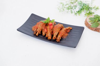 delicious spicy claw as a background