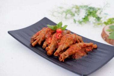 delicious spicy claw as a background