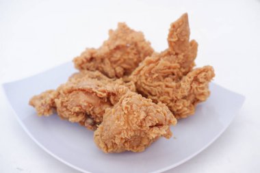 delicious fried chicken as a background